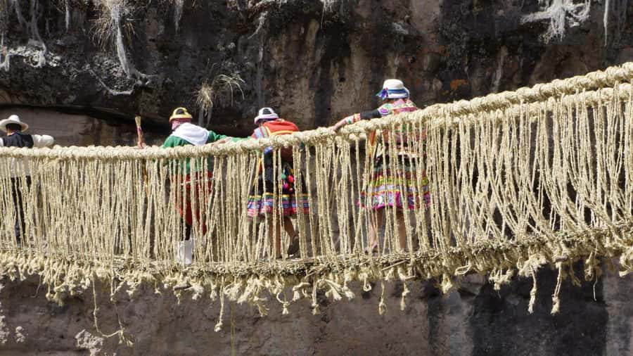 Queswachaka : Tour Inca bridge - Queswachaka Inca bridge and four lagoons: the whole point