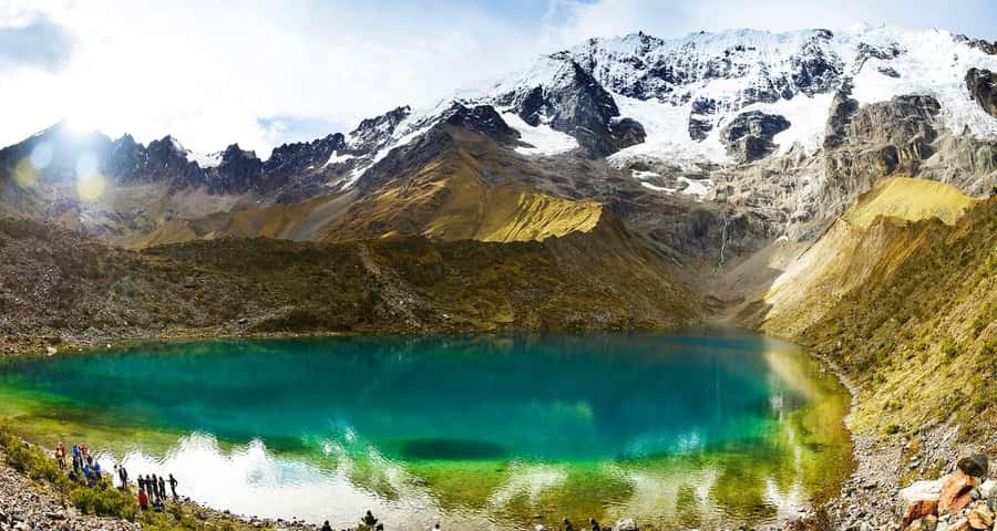 Salkantay Trek to Machu Picchu 5 Days with Sky Lodge Domes - Day 4: Original Inca Trail sections, Llactapata views of Machu Picchu, then to Aguas Calientes
