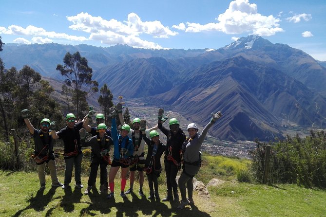 Sam's Zip Line in Sacred Valley - Racchi viewpoint: flying above the Sacred Valley with Cusco energy