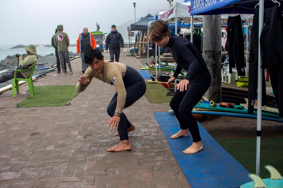 Surfing experience in Lima - In the water: safety, honesty, and instructors who watch you closely
