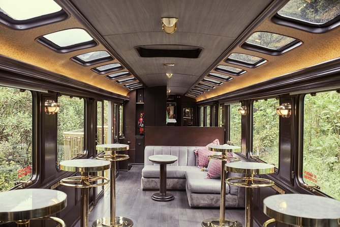 The First Class Machu Picchu Train by Inca Rail - Food, drinks, and live music, the onboard pacing