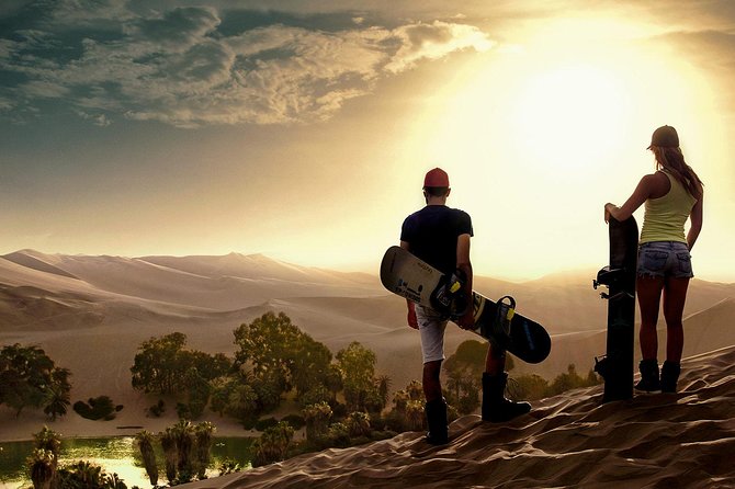Unforgettable Trip to Ballestas and Huacachina from Lima - Huacachina oasis: free time first, then buggies and sandboarding